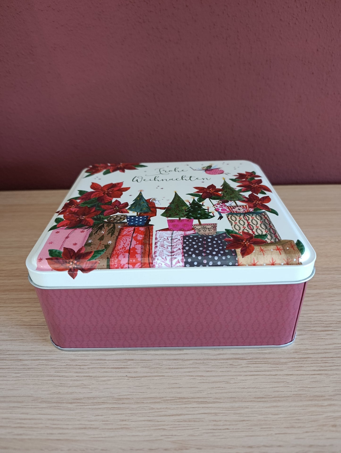 Weihnachtsdose „Frohe Weihnachten“