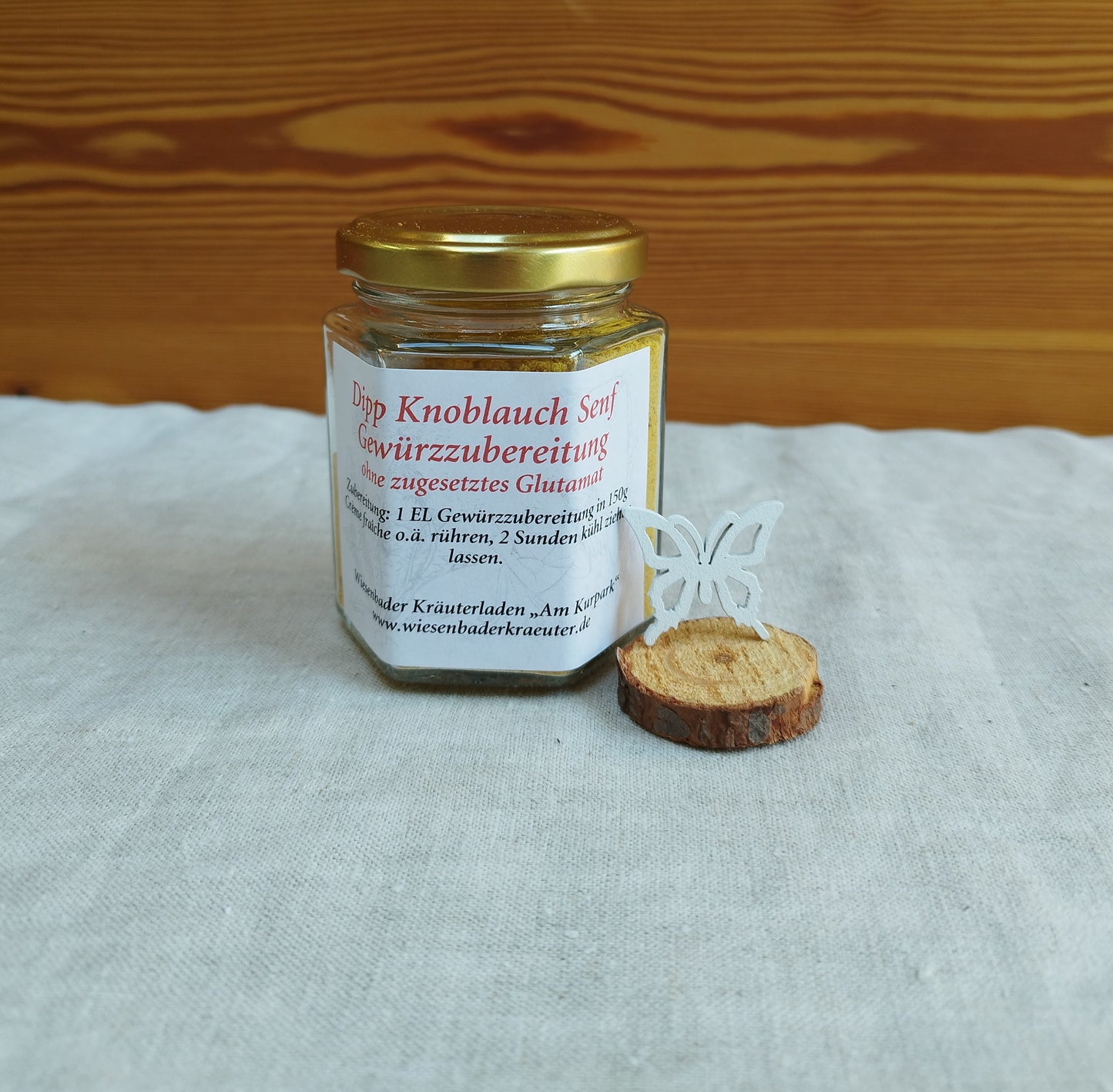 Dipp Knoblauch-Senf Gewürzzubereitung ohne zugesetztes Glutamat