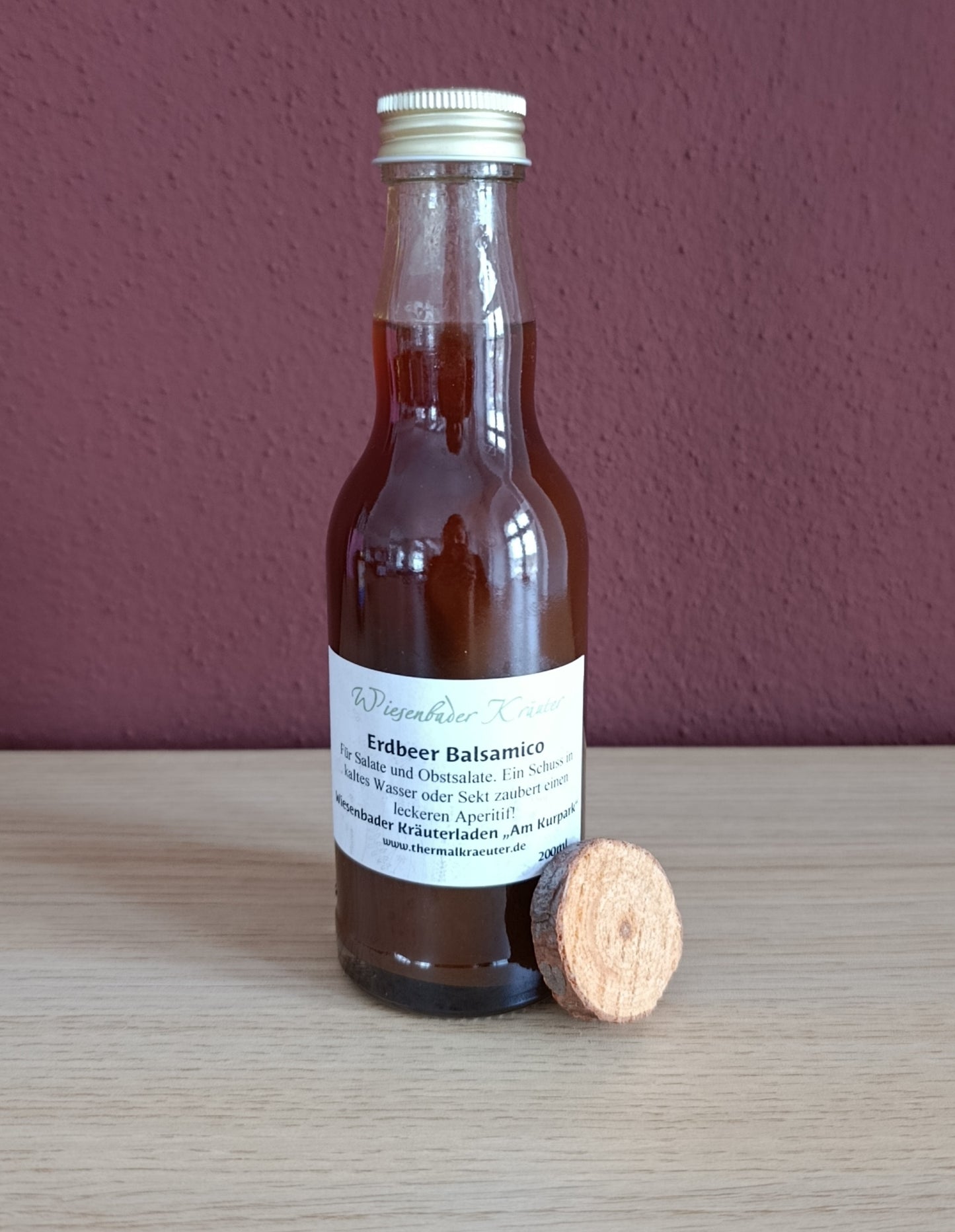 Erdbeer Balsamico Essigzubereitung