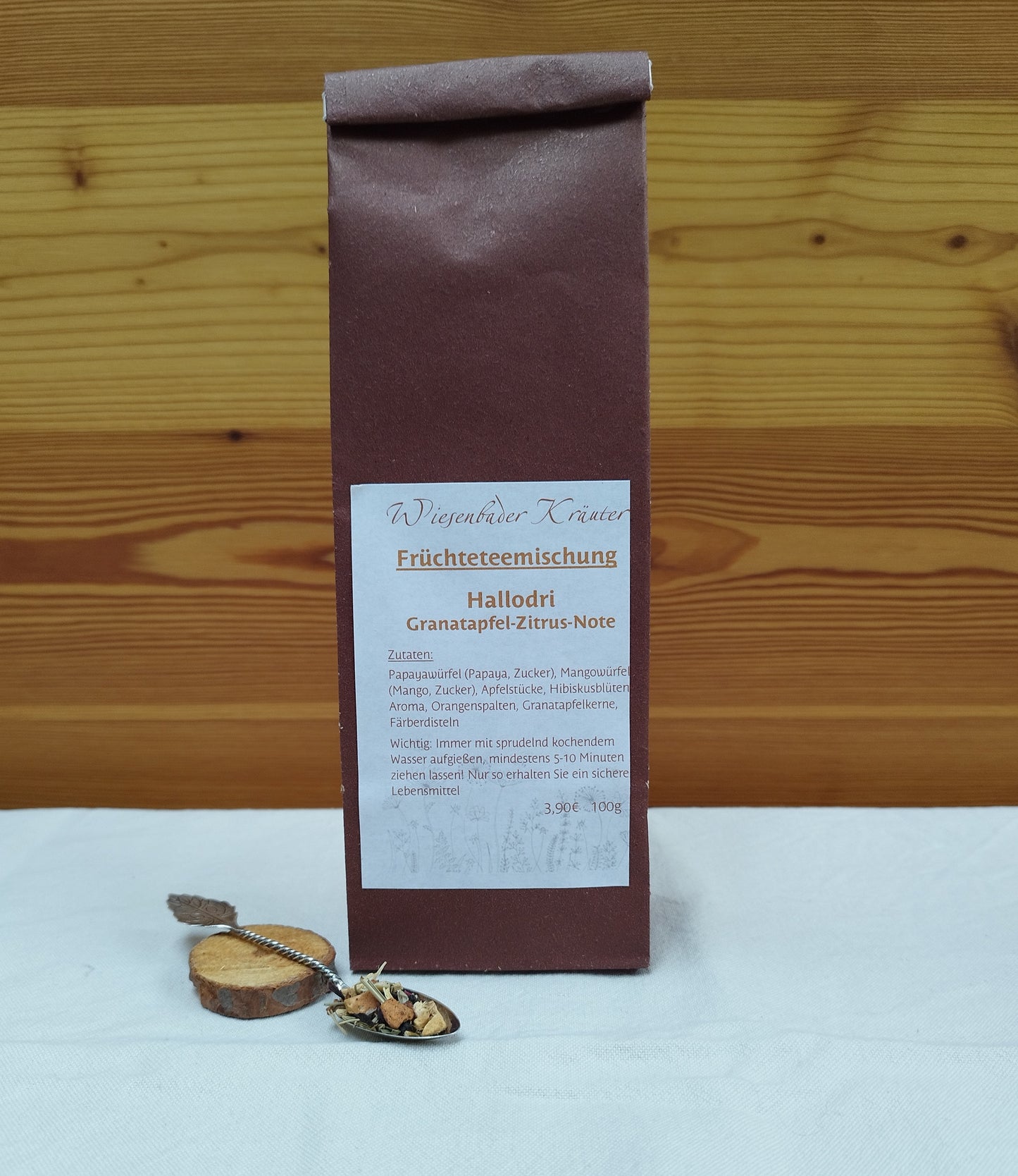 Früchteteemischung "Hallodri" Granatapfel-Zitrus-Note