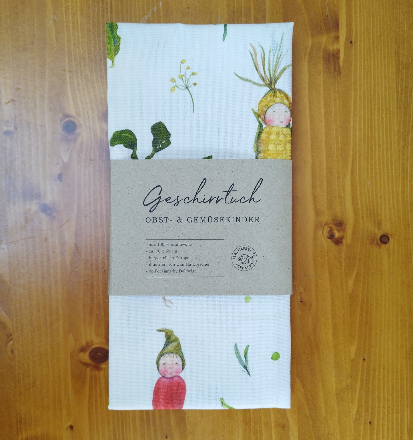 Geschirrtuch "Obst- & Gemüsekinder"