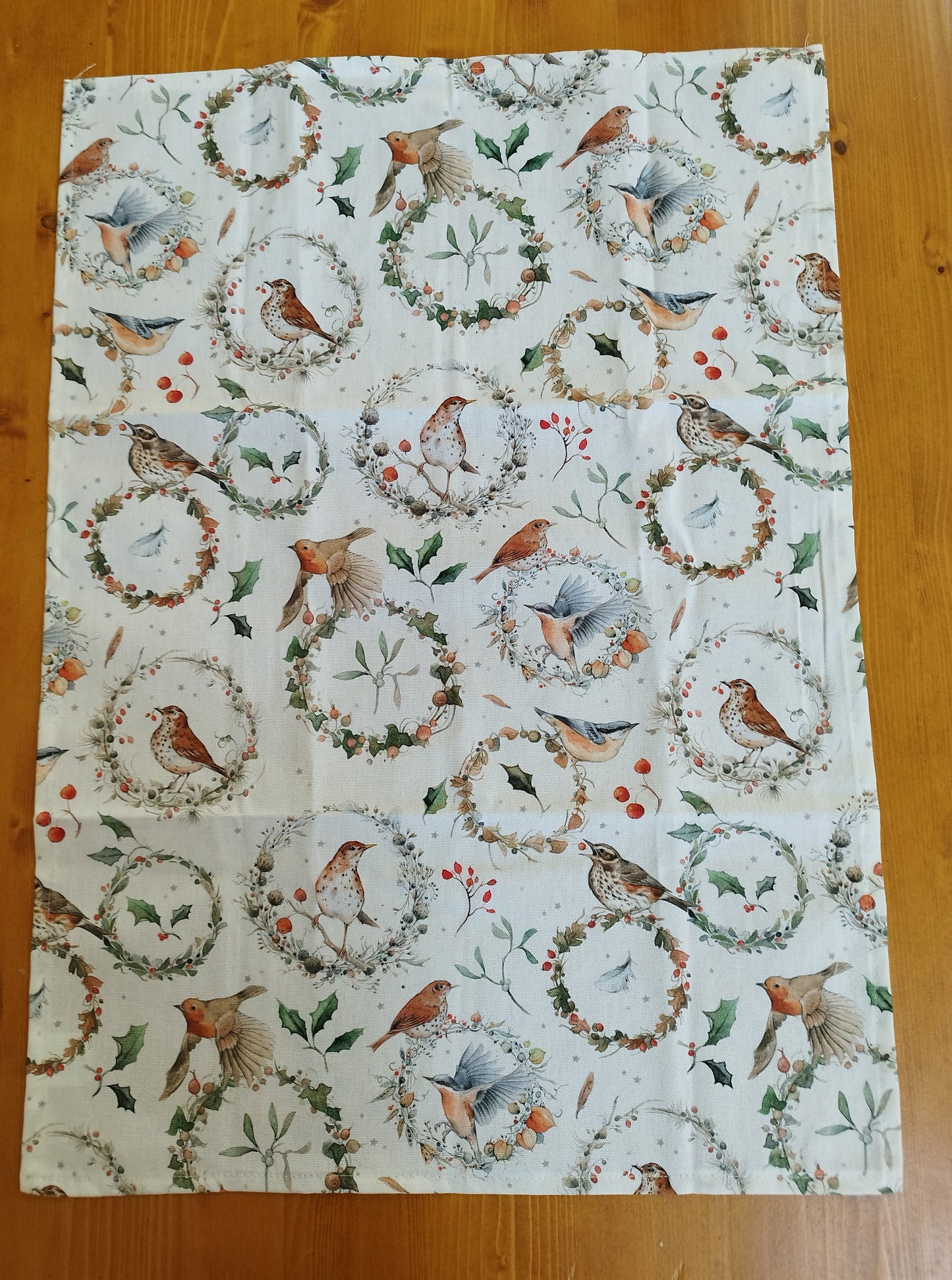 Geschirrtuch "Weihnachtskränze"