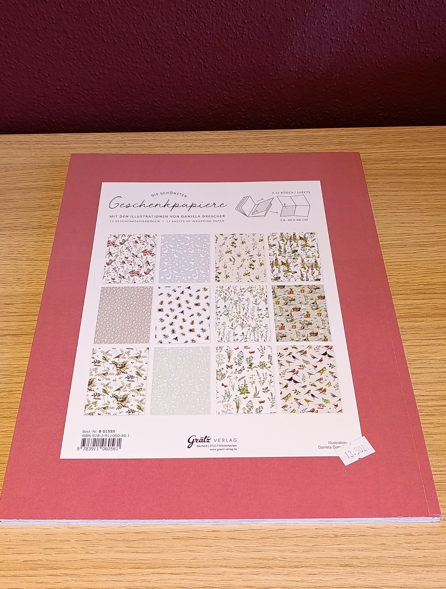 Geschenkpapier-Buch