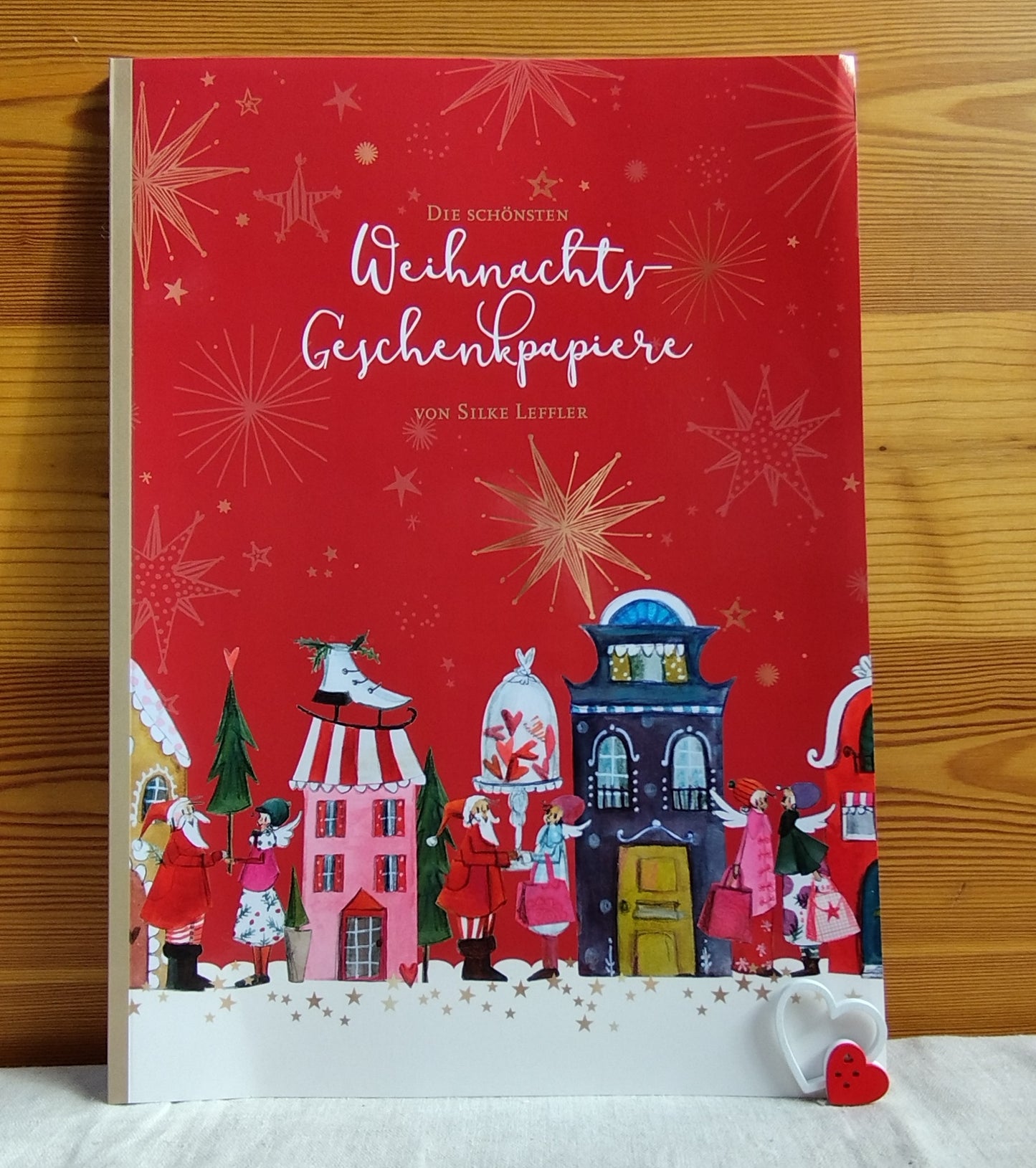 Weihnachts-Geschenkpapier-Buch