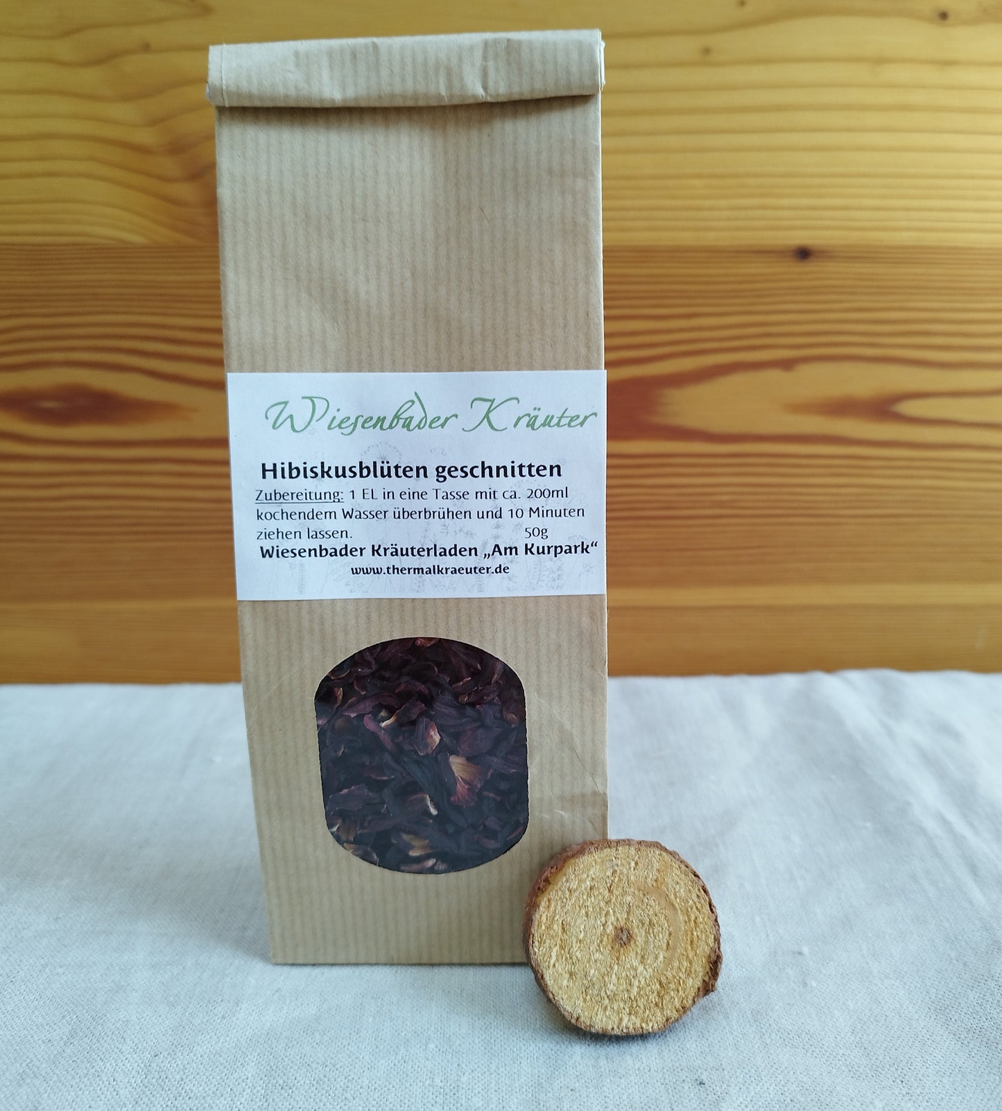 Hibiskusblüten geschnitten