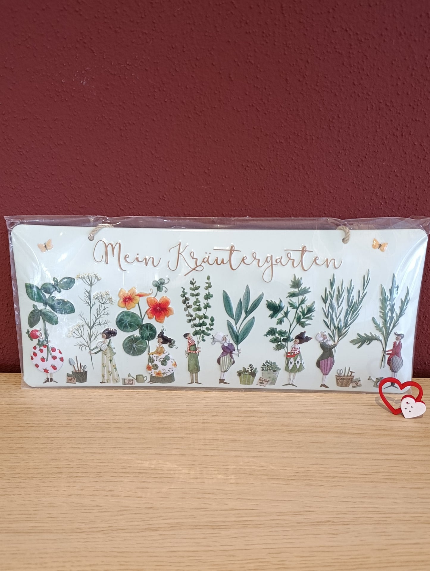 Blechschild „Mein Kräutergarten“