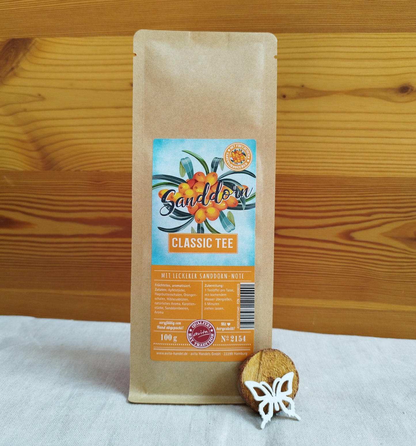 Sanddorn-Tee "Sanddorn-Note"