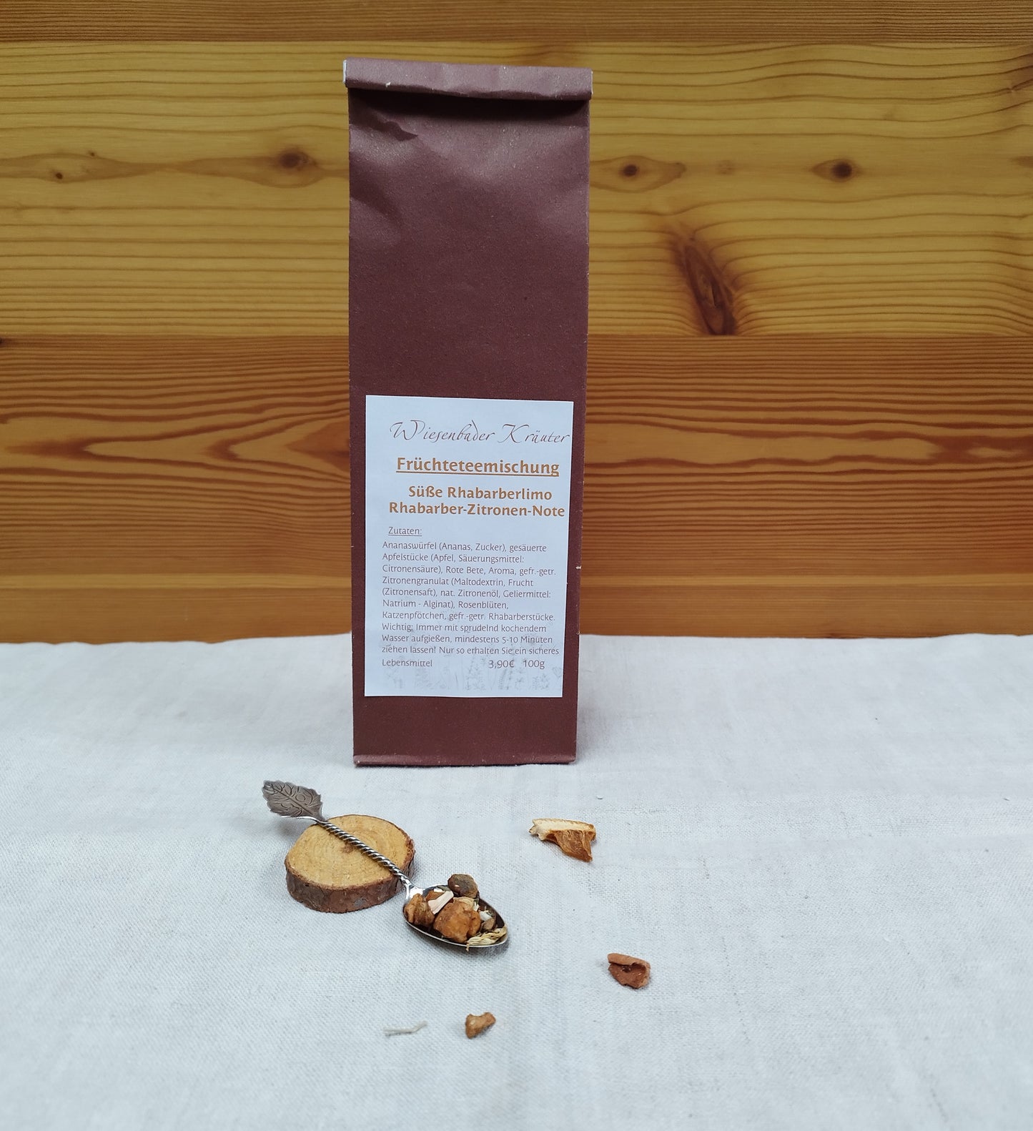 Früchteteemischung "Süße Rhabarberlimo Rhabarber-Zitronen-Note"