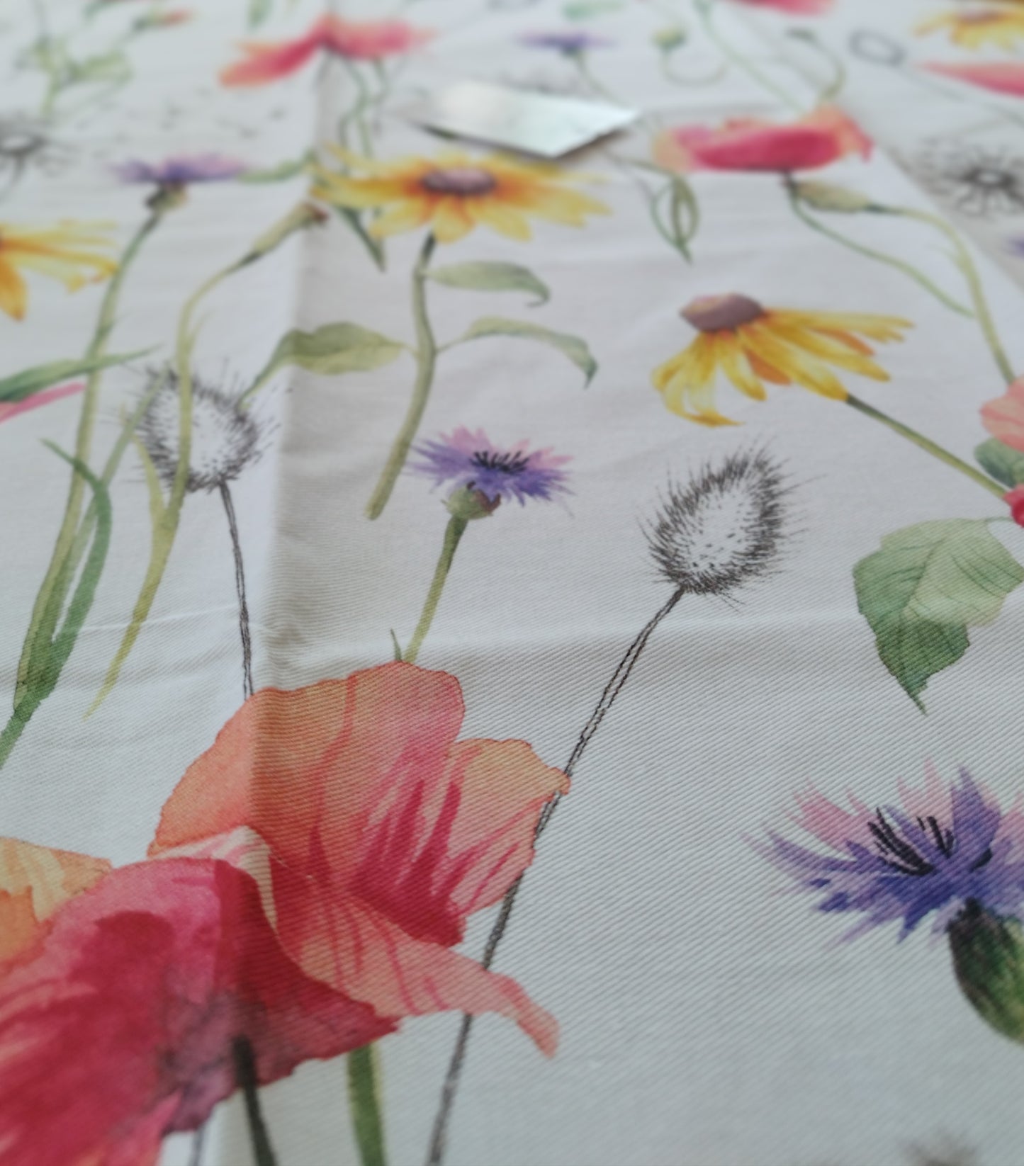 Tischläufer "Mohn mit Sonnenhut"