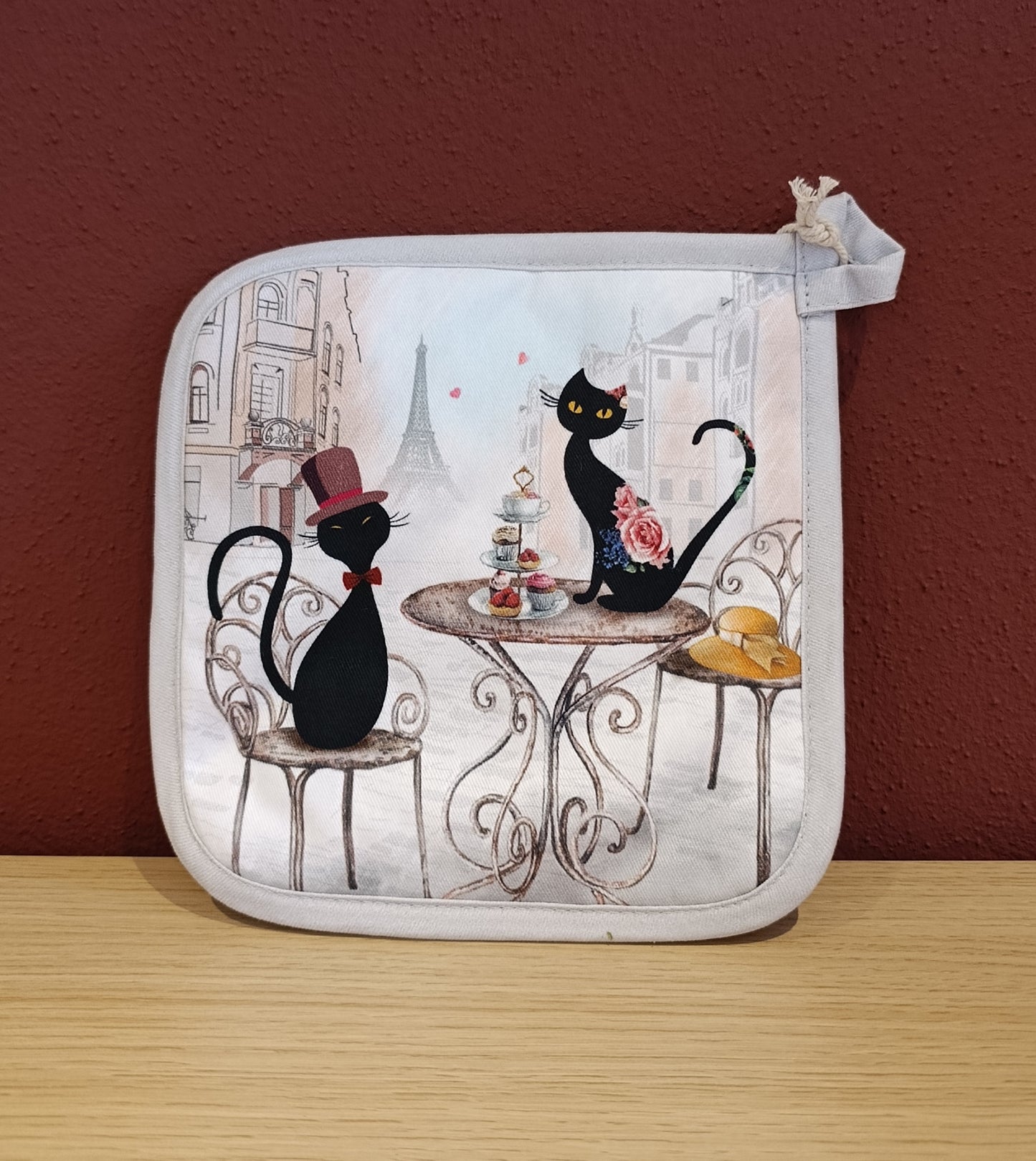 Topflappen „Cats in Paris“