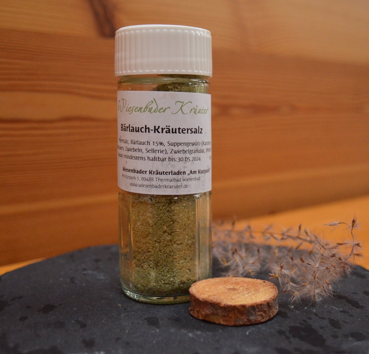 Bärlauch Kräutersalz-Gewürzsalz ohne zugesetztes Glutamat