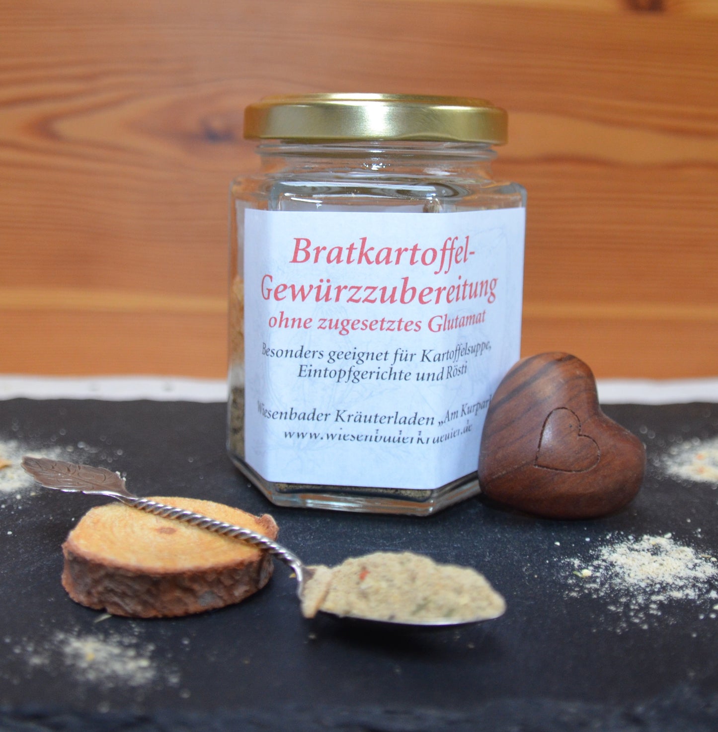 Bratkartoffel-Gewürzzubereitung ohne zugesetztes Glutamat