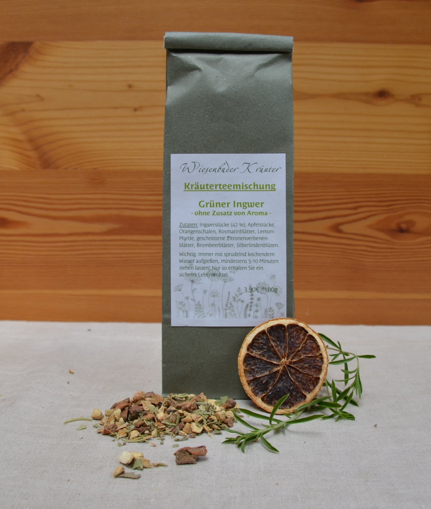 Kräuterteemischung "Grüner Ingwer"