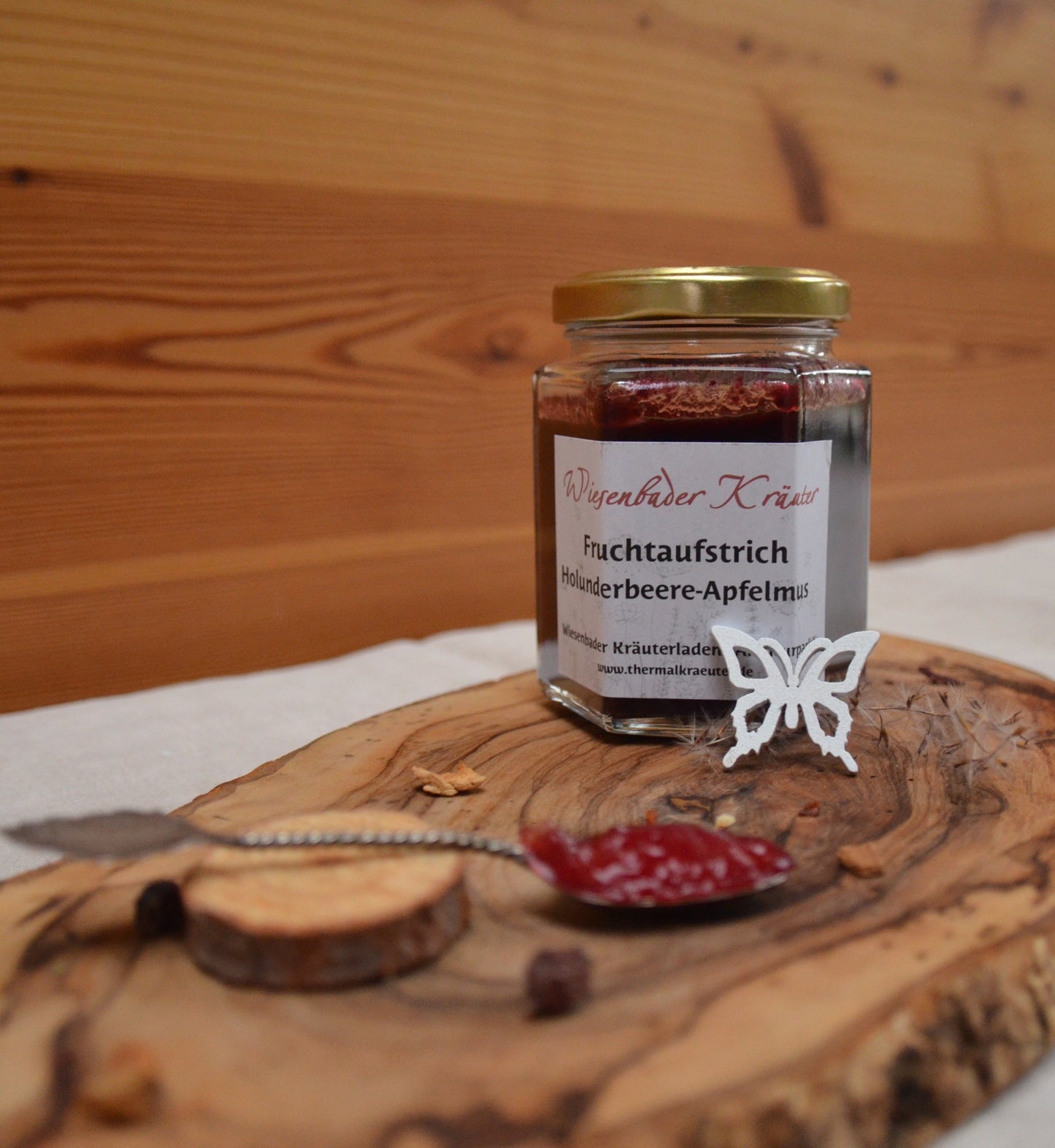 Holunderbeere-Apfelmus Fruchtaufstrich