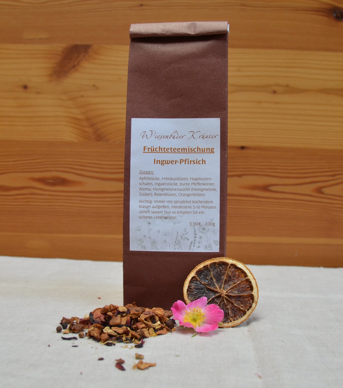 Früchteteemischung "Ingwer-Pfirsich"