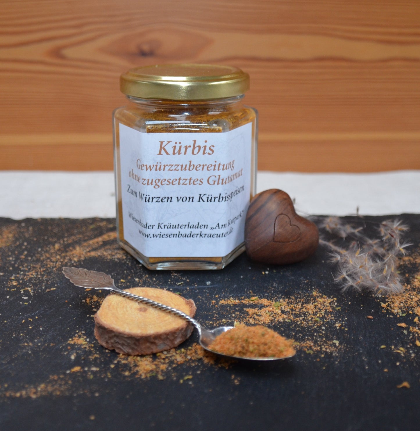 Kürbis-Gewürzzubereitung ohne zugesetztes Glutamat