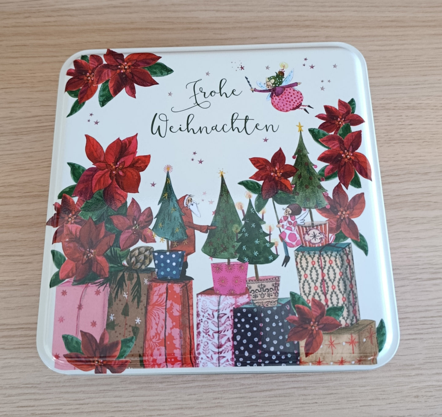 Weihnachtsdose „Frohe Weihnachten“