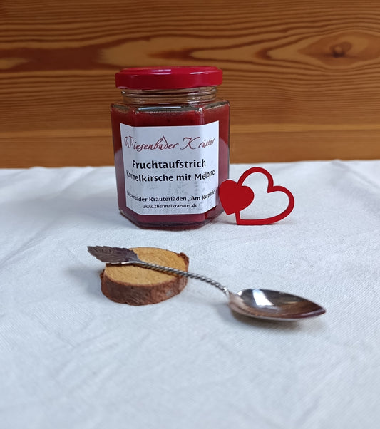 Kornelkirsche mit Melone Fruchtaufstrich