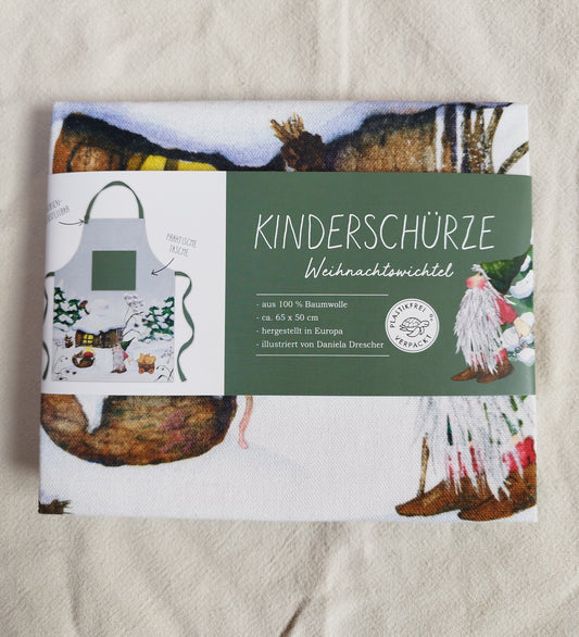 Kinderschürze "Weihnachtswichtel"