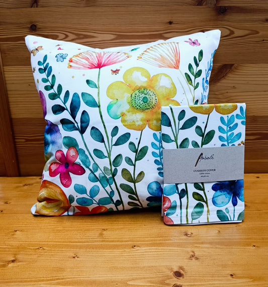 Kissenbezug "Bunte Blumen"