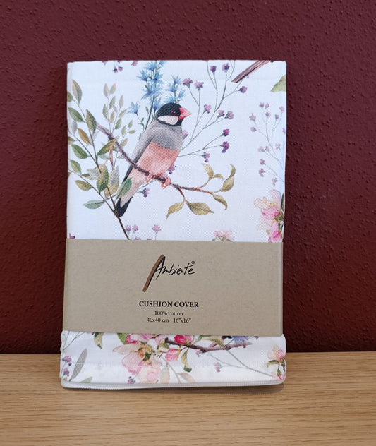 Kissenbezug mit Vogelmotiv