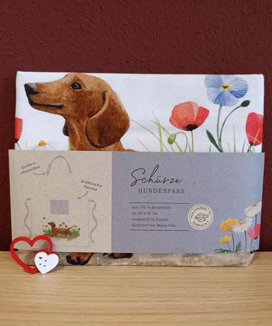Schürze „Hundespaziergang“