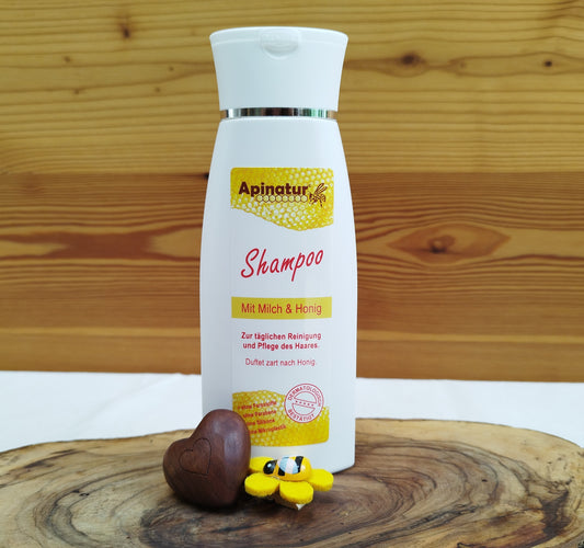 Shampoo ohne Parfüm mit Milch und Honig